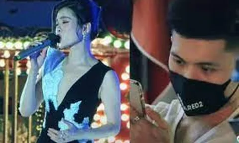 Lâm Bảo Châu mải mê bấm điện thoại lúc Lệ Quyên đang diễn, dân mạng tranh cãi dữ dội