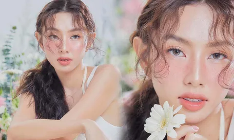 Thùy Tiên khiến dân tình 'lạc lối' với bộ ảnh mừng Xuân: Trong veo, ngọt ngào như nàng thơ