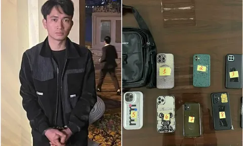 Thanh niên đi lễ chùa đầu năm nhưng nổi lòng tham rồi trộm liên tiếp 9 chiếc điện thoại nơi cổng chùa