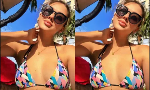 Vợ Tây Bùi Tiến Dũng khoe dáng mẹ bỉm cực nuột đến khó tin