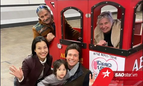 Hoàng Oanh đưa quý tử sang Mỹ hội ngộ với bên nội, 1 hành động tiết lộ mối quan hệ với gia đình chồng cũ