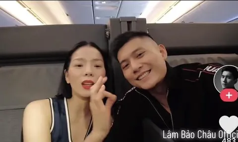 Lệ Quyên - Lâm Bảo Châu 'dính như sam', liên tục phát cẩu lương giữa chốn đông người