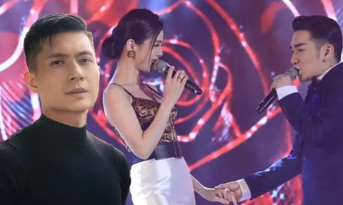 Quang Hà nắm chặt tay Lệ Quyên song ca, phản ứng của Lâm Bảo Châu ngồi cạnh gây bất ngờ