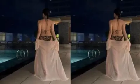 Lệ Quyên khoe ảnh diện bikini bé tí teo, Lâm Bảo Châu nói một câu gây chú ý