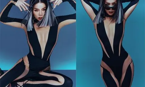 Lệ Quyên diện trang phục cắt xẻ táo bạo, Lâm Bảo Châu vội bình luận 1 câu ngọt xớt