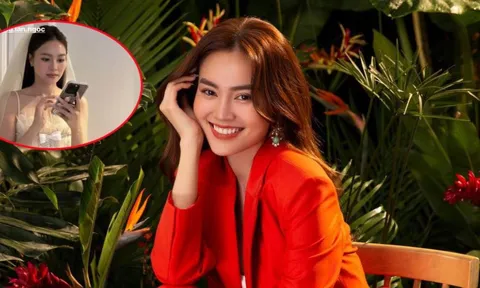 Rộ hình ảnh Ninh Dương Lan Ngọc diện váy cưới, thực hư ra sao?