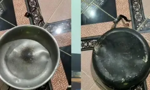 Đi chơi bóng chuyền về muộn bị chồng nhắc nhở, vợ liền đập vào đầu chồng đến lõm chảo