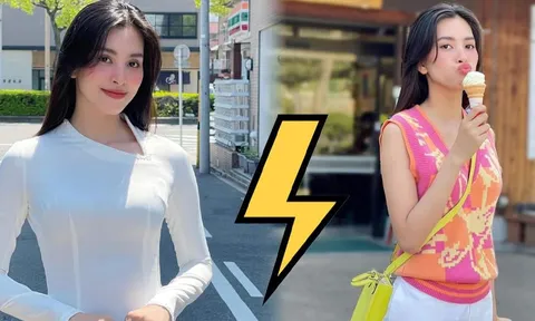 Hoa hậu Tiểu Vy bị 'bóc mẽ' loạt ảnh 'dìm' tại Nhật Bản: Thánh meme là đây chứ đâu!