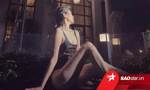 Lệ Quyên khoe dáng 'khét lẹt' trong trang phục bikini bé tí tẹo, body tuổi 42 thế nào?