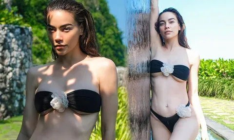 Hình thể 'hết nước chấm' Hồ Ngọc Hà khi diện áo tắm, dân mạng trố mắt: 38 tuổi thật hả?