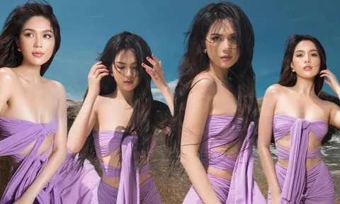 Ngọc Trinh tung bộ ảnh ở biển khoe thân hình chuẩn đồng hồ cát, vòng eo nhỏ xíu khó ai vượt mặt