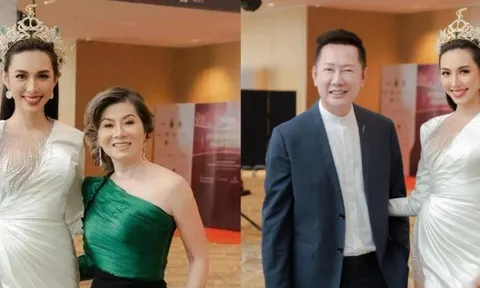 Thái độ trái ngược của ông Nawat và bà Teresa sau khi Hoa hậu Thuỳ Tiên lên tiếng xin lỗi