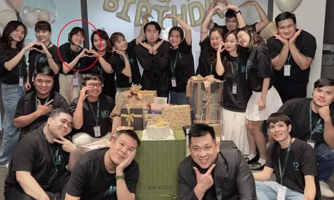 Sơn Tùng M-TP đăng ảnh mừng sinh nhật, biểu cảm của Hải Tú gây chú ý