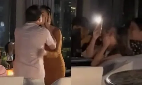 Con gái Shark Bình phản ứng thế nào khi chứng kiến bố cầu hôn Phương Oanh?