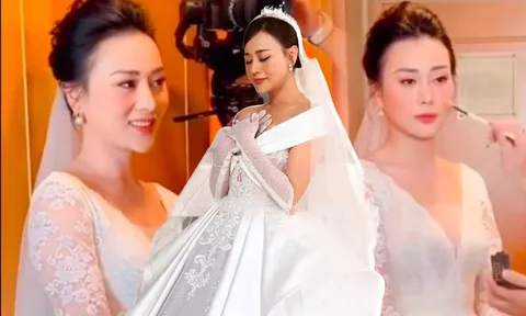 Phương Oanh làm người mẫu áo cưới: Đã sẵn sàng trở thành cô dâu trong tương lai?