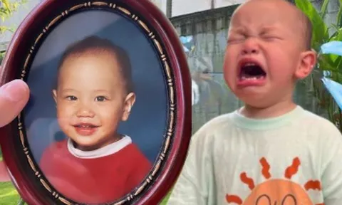 Leon giống ba Kim hồi nhỏ như 2 giọt nước khiến Hà Hồ cũng phải giật mình