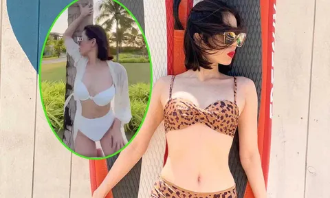 Lệ Quyên mặc bikini khoe body mướt mắt, Lâm Bảo Châu nịnh bạn gái cực ngọt