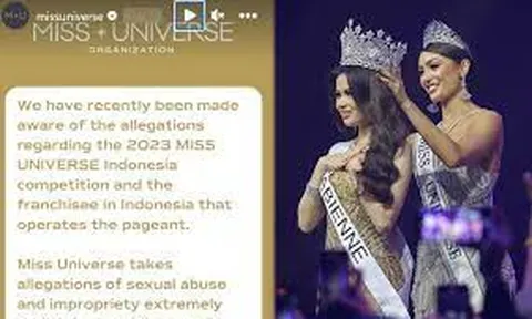 Miss Universe lên tiếng về cáo buộc BTC Hoa hậu Indonesia quấy rối tình dục thí sinh