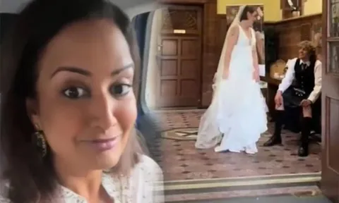 Vượt 4.800km đến dự đám cưới bạn, cô gái sững sờ khi thấy cô dâu chú rể