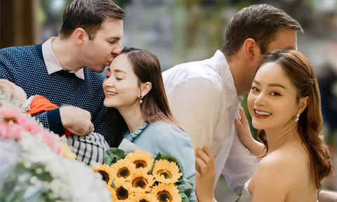 '1001' khoảnh khắc 'ngọt như mía lùi' Lan Phương và chồng Tây cao 2m