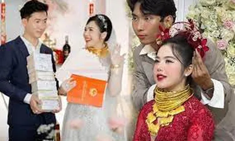 Cô dâu Long An gây sốt cõi mạng khi nhận 16 sổ đỏ 25 cây vàng và hàng tỉ đồng, lộ vẻ mệt mỏi vì 1 lý do