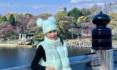 Phương Oanh tranh thủ du lịch khi mang song thai, visual mẹ bầu gây chú ý