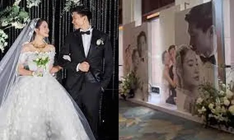 Hé lộ những hình ảnh đầu tiên bên trong lễ cưới của Đoàn Văn Hậu và Doãn Hải My