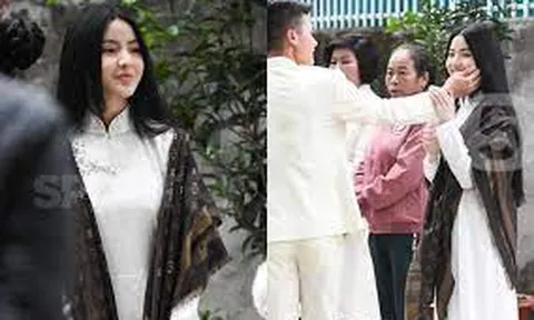 Chỉ một chi tiết, dân mạng nghi Chu Thanh Huyền có 'tin vui' trong lễ dạm hỏi với Quang Hải