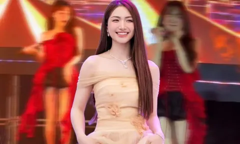 Hòa Minzy bị lửa hắt vào mặt khi biểu diễn trên sân khấu