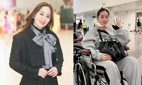 Khánh Thi thừa nhận 'tham làm việc', hé lộ hình ảnh ngồi xe lăn hậu phẫu thuật ở nước ngoài