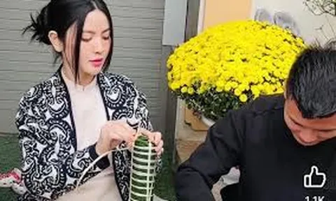 Mới đăng ký kết hôn, Chu Thanh Huyền đã ra dáng dâu đảm ở nhà chồng