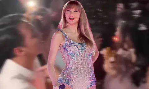 Cặp đôi người Việt Nam cầu hôn tại đêm diễn của Taylor Swift 'gây bão' mạng xã hội