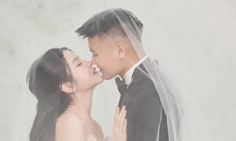Ảnh cưới đẹp lung linh của Quang Hải và Chu Thanh Huyền