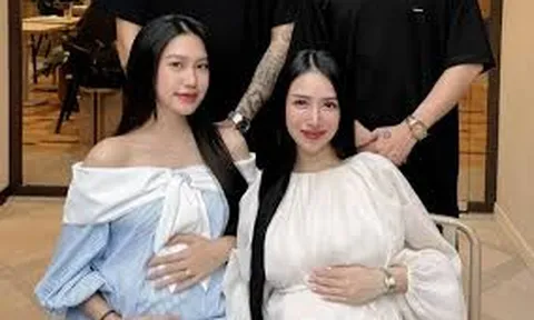 Doãn Hải My đọ bụng bầu với con gái Minh Nhựa, thần sắc thế nào?