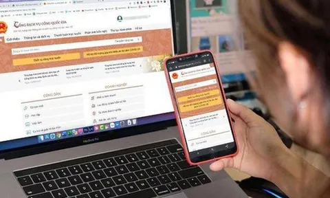 Những thông tin dự kiến được cung cấp trên Cổng Dịch vụ công quốc gia