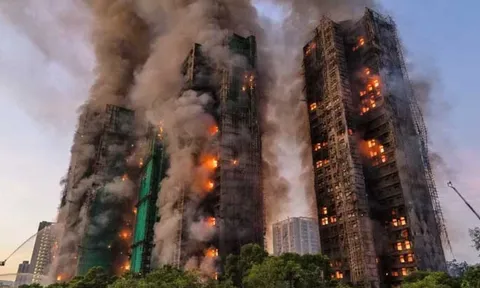 Đã có 44 người chết, 279 người mất tích trong vụ cháy chung cư ở Hồng Kông