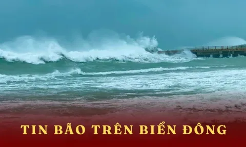 Bão trên Biển Đông duy trì cường độ mạnh, tiếp tục gây sóng lớn và gió giật dữ dội