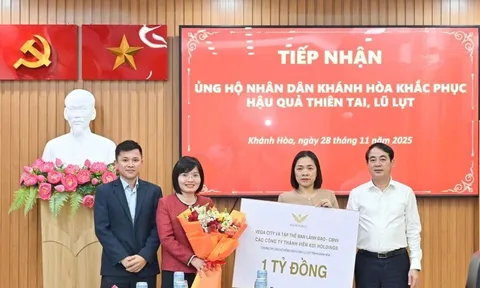 KDI Holdings hỗ trợ 1 tỷ đồng đến đồng bào bị ảnh hưởng lũ lụt tại Khánh Hòa