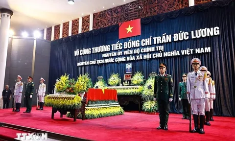 Cử hành trọng thể Lễ Quốc tang nguyên Chủ tịch nước Trần Đức Lương
