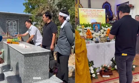 Khán giả phản ứng tích cực khi MC Quyền Linh viếng mộ cố nghệ sĩ Thương Tín