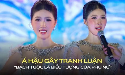 Thí sinh hoa hậu ví bạch tuộc là biểu tượng phụ nữ, gây tranh cãi vẫn đăng quang