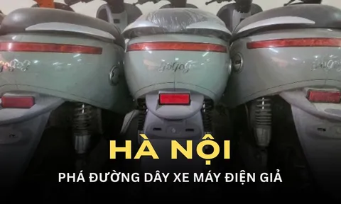 Lại phá đường dây xe máy điện giả