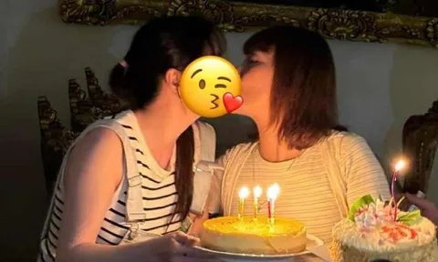 Danh tính cô gái được NSND Mỹ Uyên khoá môi trong ngày sinh nhật