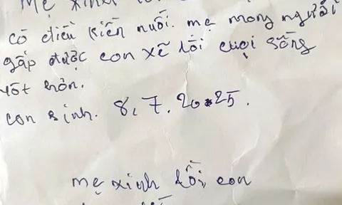 Bé trai sơ sinh bị bỏ rơi trong rừng cao su ở Đồng Nai, nội dung bức thư tay để lại gây chú ý