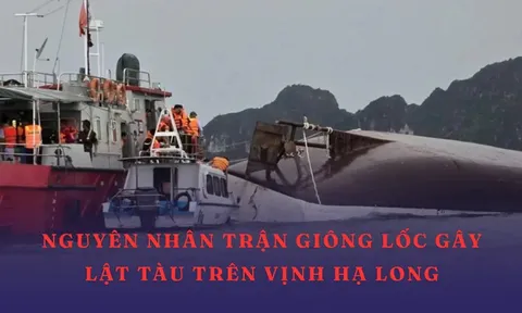 Nguyên nhân dẫn đến trận giông lốc làm lật tàu trên Vịnh Hạ Long