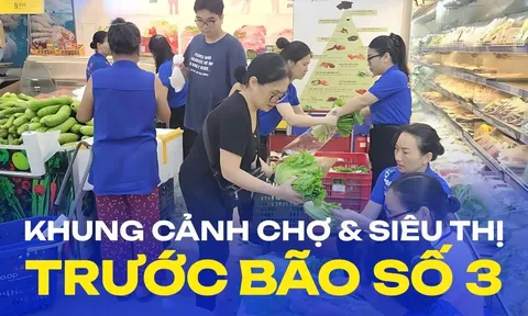 Khung cảnh chợ và siêu thị trước khi bão số 3 WIPHA xuất hiện, người dân tiết lộ kinh nghiệm quý báu