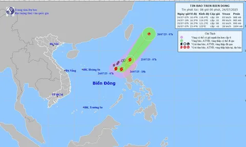 Diễn biến mới về cơn bão số 4