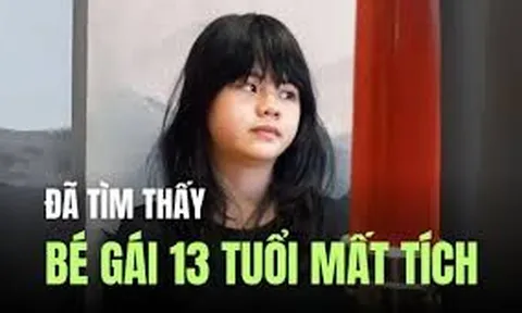 Đã tìm thấy bé gái 13 tuổi ở Hà Nội mất tích