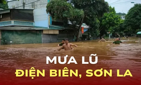 Cập nhật diễn biến mưa lũ phức tạp tại Điện Biên và Sơn La