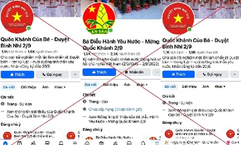 Công an Hà Nội cảnh báo lừa đảo qua các trang Facebook “Duyệt binh nhí mừng Quốc khánh 02/9”